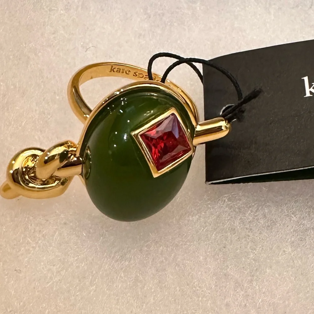 $148‎ Kate Spade Shaken Or Stirred Statement Ring, Size 6 NWT